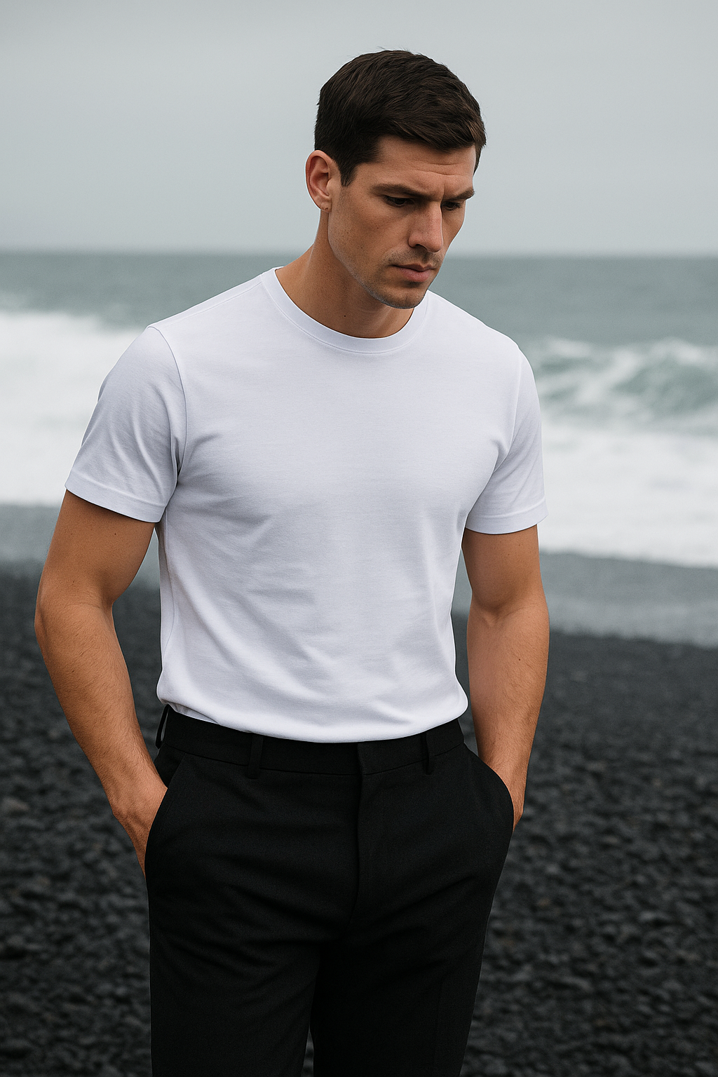 Camiseta Slim Blanca